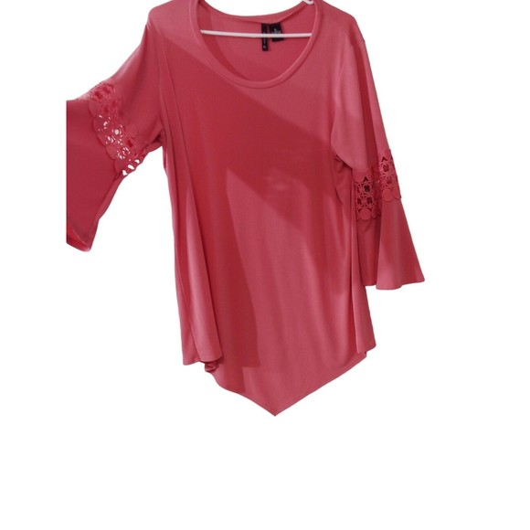 Women's New Direction Peach Lace Detail‎ On Arm  Size XL - Picture 5 of 16